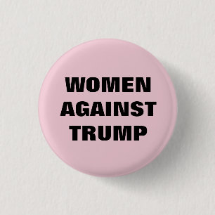 Macaron Rond 2,50 Cm Les femmes contre Donald Trump 2020
