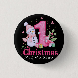 Macaron Rond 2,50 Cm Les plus susceptibles de danser avec Père Noël, Br