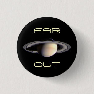 Macaron Rond 2,50 Cm L'espace extra-atmosphérique est merveilleux