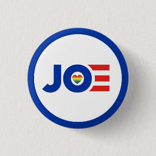 Macaron Rond 2,50 Cm LGBTQ Aime Joe Biden!