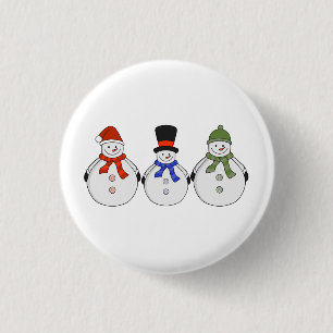 Macaron Rond 2,50 Cm L'hiver des neiges est arrivé