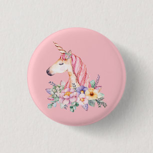 Macaron Rond 2,50 Cm Licorne