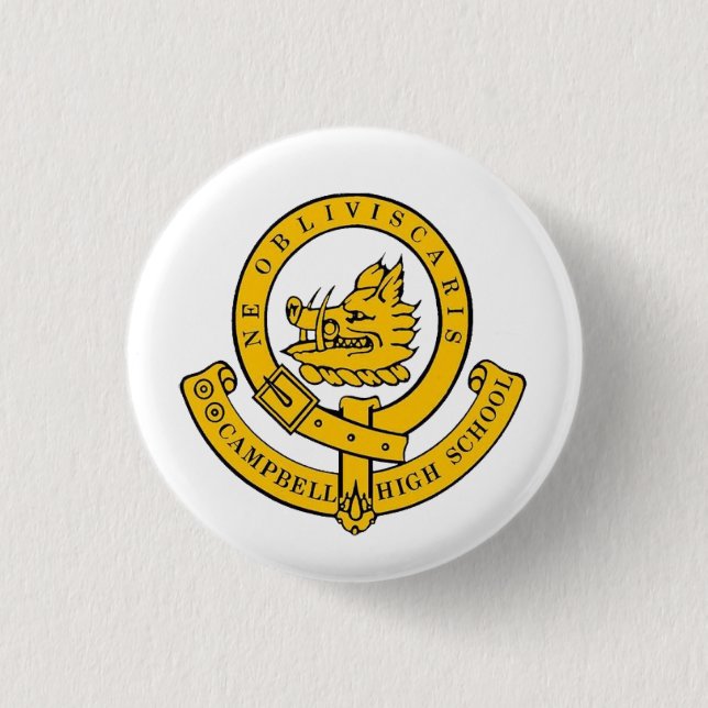 Macaron Rond 2,50 Cm L'insigne logo (Devant)