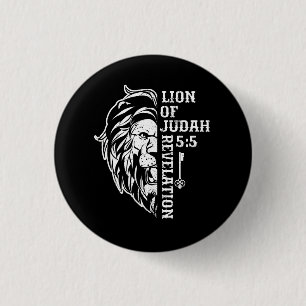 Macaron Rond 2,50 Cm Lion de Juda 5 5 Christian Graphisme Design Christ