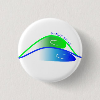 Macaron Rond 2,50 Cm Logo de Bros de parcs avec le bouton de mots