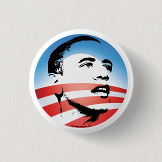 Macaron Rond 2,50 Cm Logo d'Obama - simple