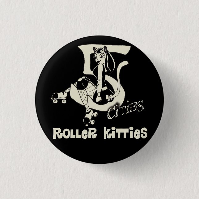 Macaron Rond 2,50 Cm logo du bouton 5CRK (Devant)