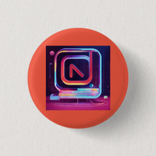 Macaron Rond 2,50 Cm Logo Fierce pour canal d'information sur Tik-Tok