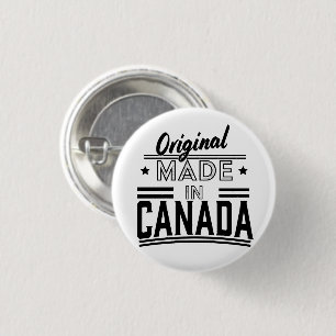 Macaron Rond 2,50 Cm Logo original fabriqué au Canada