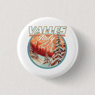 Macaron Rond 2,50 Cm logo Valles Italie Voyages