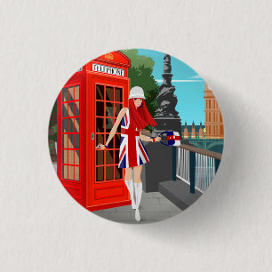 Macaron Rond 2,50 Cm Londres Calling