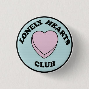 Macaron Rond 2,50 Cm Lonely hearts club pin