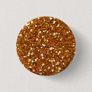 Macaron Rond 2,50 Cm L'orange scintille bouton