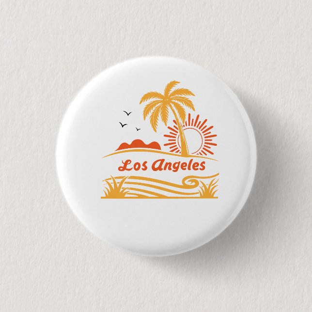 Macaron Rond 2,50 Cm Los angel (Devant)