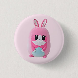 Macaron Rond 2,50 Cm Lou Lou. Une créature douce, rose