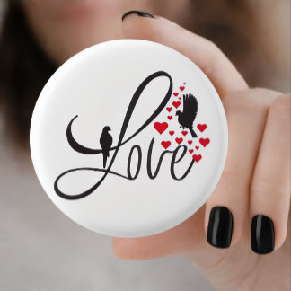 Macaron Rond 2,50 Cm Love Merchandise 2026 Patches— Valentine Day Gift