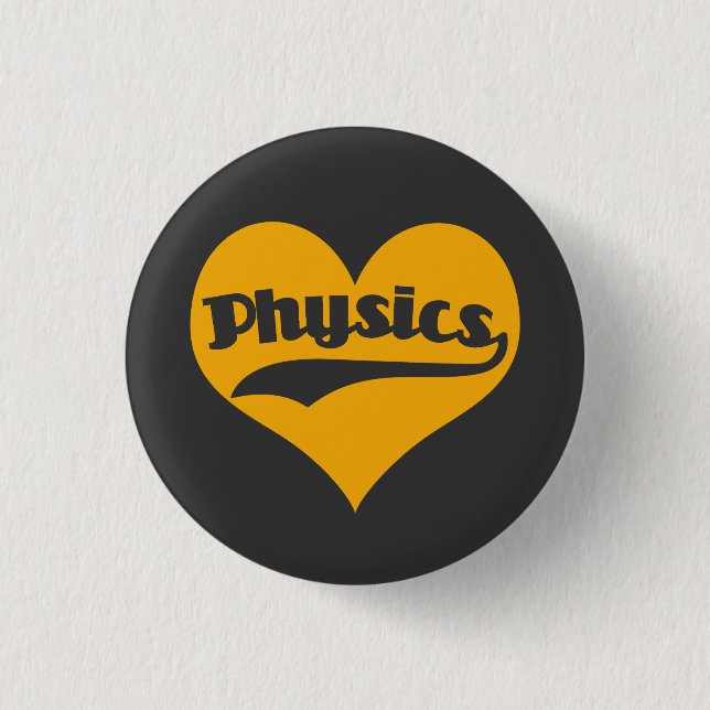 Macaron Rond 2,50 Cm Love Science Physics (Devant)