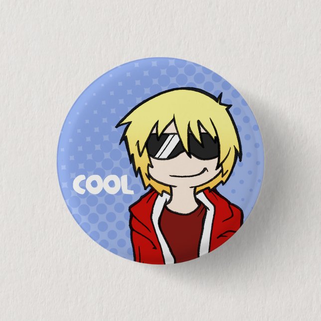 Macaron Rond 2,50 Cm Luke Button (Devant)
