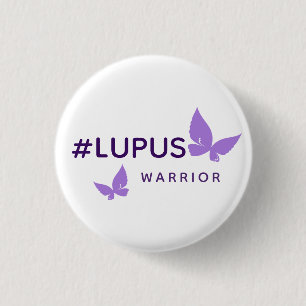 Macaron Rond 2,50 Cm Lupus Warrior - Bouton