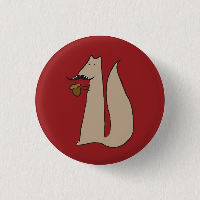 Macaron Rond 2,50 Cm M. Squirrel (Devant)