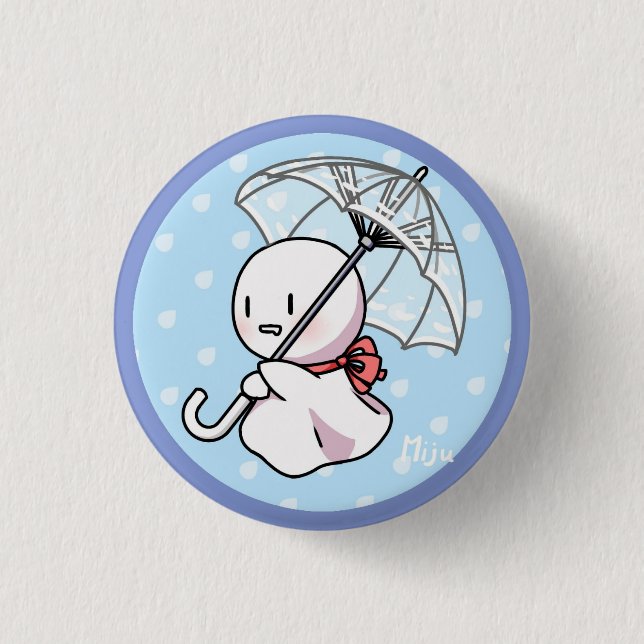 Macaron Rond 2,50 Cm Mafuteru avec parapluie (Devant)