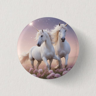 Macaron Rond 2,50 Cm Majestic Horse 1¼ Pouce RoundButton-Pour Équestre