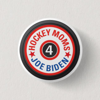 Macaron Rond 2,50 Cm Mamans d'hockey pour le bouton de Biden