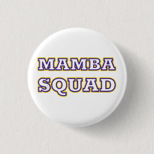 Macaron Rond 2,50 Cm Mamba Squad drôle Vêtements pour Amateur de serpen