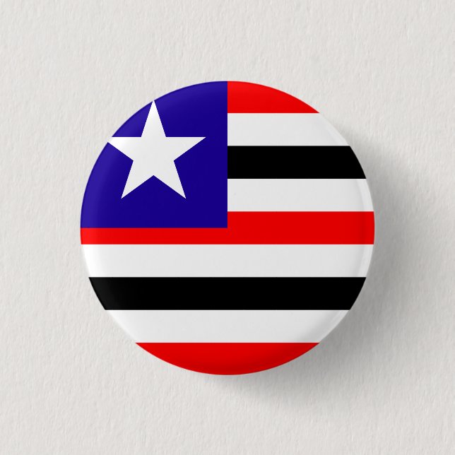Macaron Rond 2,50 Cm Maranhão, drapeau de l'état brésilien (Devant)