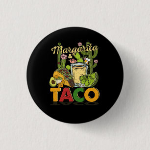 Macaron Rond 2,50 Cm Margarita Tacos Funny Margarita Tequila Drinker Ta
