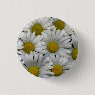 Macaron Rond 2,50 Cm Marguerites blanches