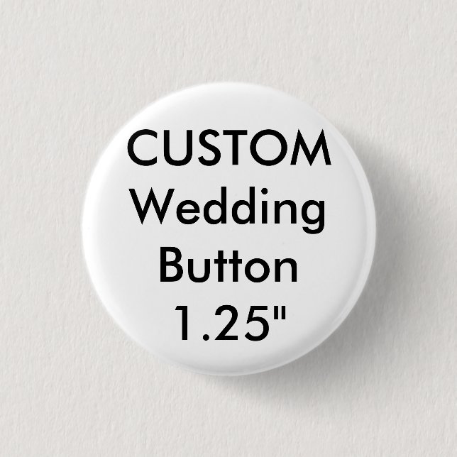 Macaron Rond 2,50 Cm Mariage personnalisé Petite broche ronde 1,25" (Devant)