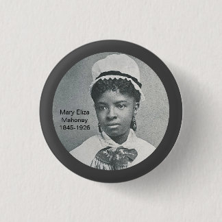 Macaron Rond 2,50 Cm Mary Eliza Mahoney First Black Nurse RN