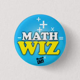 Macaron Rond 2,50 Cm Math wiz button