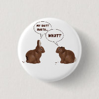 Maux de bout de lapins de Pâques de chocolat