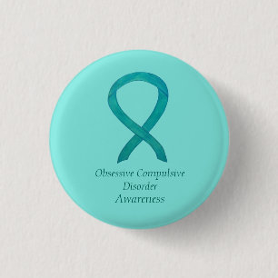 Macaron Rond 2,50 Cm Médecine Obsessionnelle-Compulsive Sensibilisation