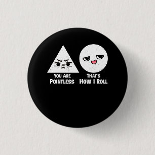 Macaron Rond 2,50 Cm Meilleur Amusant Enseignant Math Plaisanter Humour