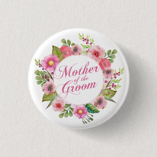 Macaron Rond 2,50 Cm Mère de la chambre Élégante mariage   Bouton d'épi