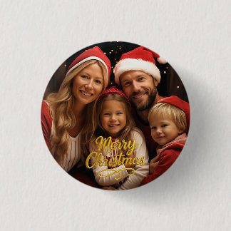 Macaron Rond 2,50 Cm Merry Christmas