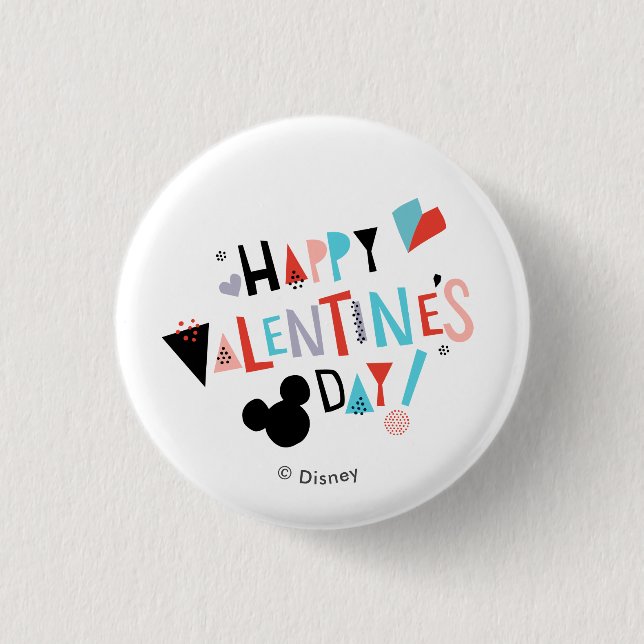 Macaron Rond 2,50 Cm Mickey coupe papier | HEUREUSE SAINTE-VALENTIN (Devant)