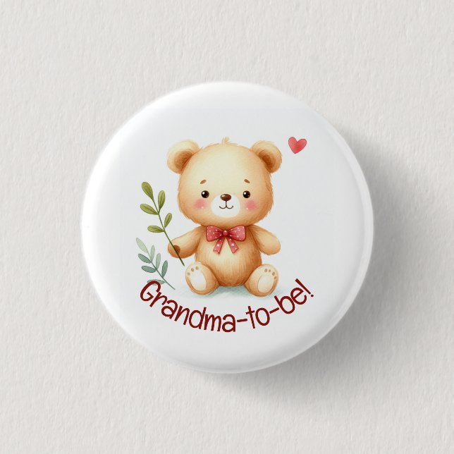 Macaron Rond 2,50 Cm Mignonne Teddy Bear Whimsical Art (Devant)