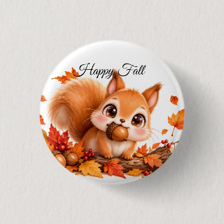 Macaron Rond 2,50 Cm Mignons boutons de souris d'automne modifiables