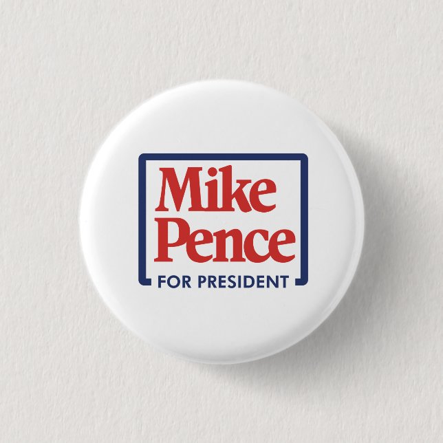 Macaron Rond 2,50 Cm Mike Pence pour le président 2024 (Devant)