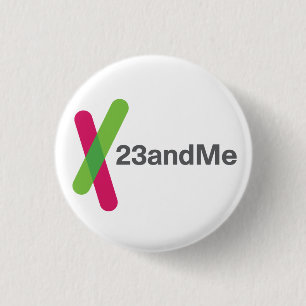 Macaron Rond 2,50 Cm Mini-Bouton du logo 23andMe