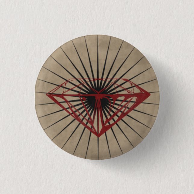 Macaron Rond 2,50 Cm Ministère de Pin de vérité (Devant)