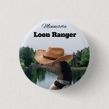 Minnesota Loon Ranger Bouton Souvenir