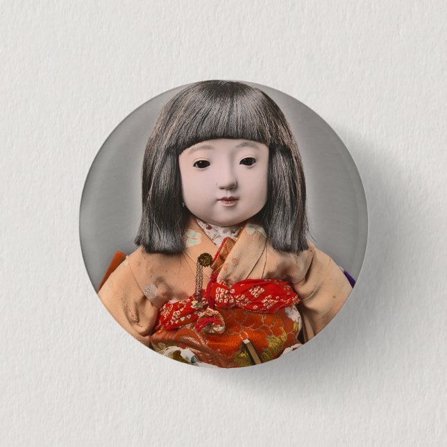 Macaron Rond 2,50 Cm Mlle Chosen Button (Devant)