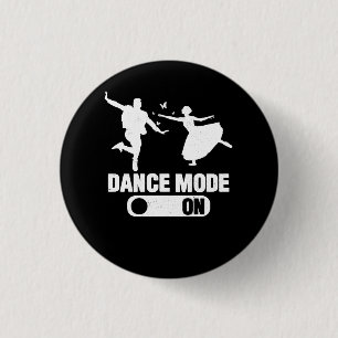 Macaron Rond 2,50 Cm Mode Danse sur le joli danseur ensemble jumelé cou