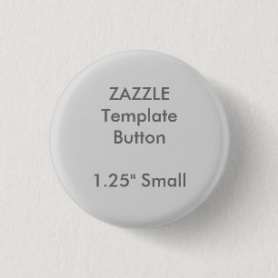 Macaron Rond 2,50 Cm Modèle blanc à petit bouton rond personnalisé d