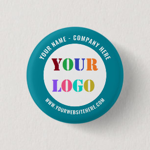 Macaron Rond 2,50 Cm Modèle du bouton promotionnel du logo professionne